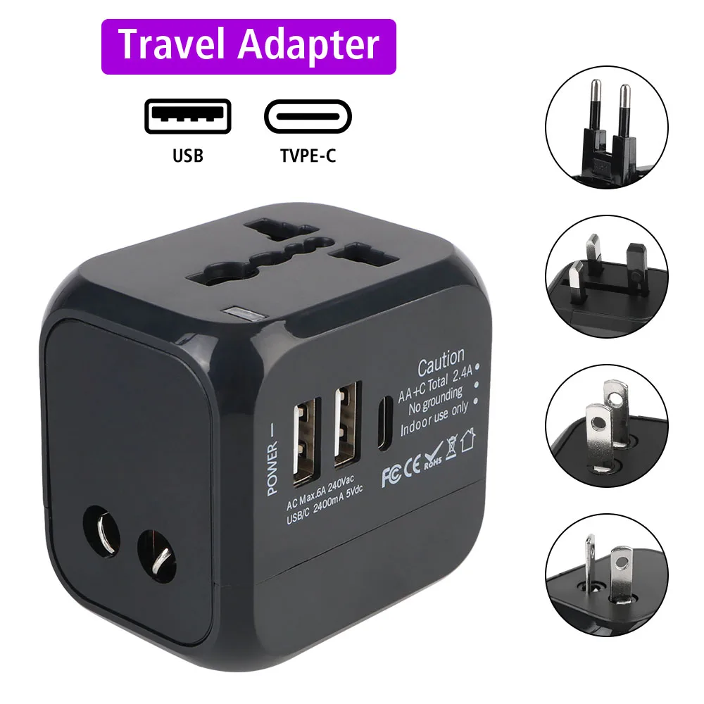 Phone Accessories Uk - All-in-One Wall Travel Charger Adapter -