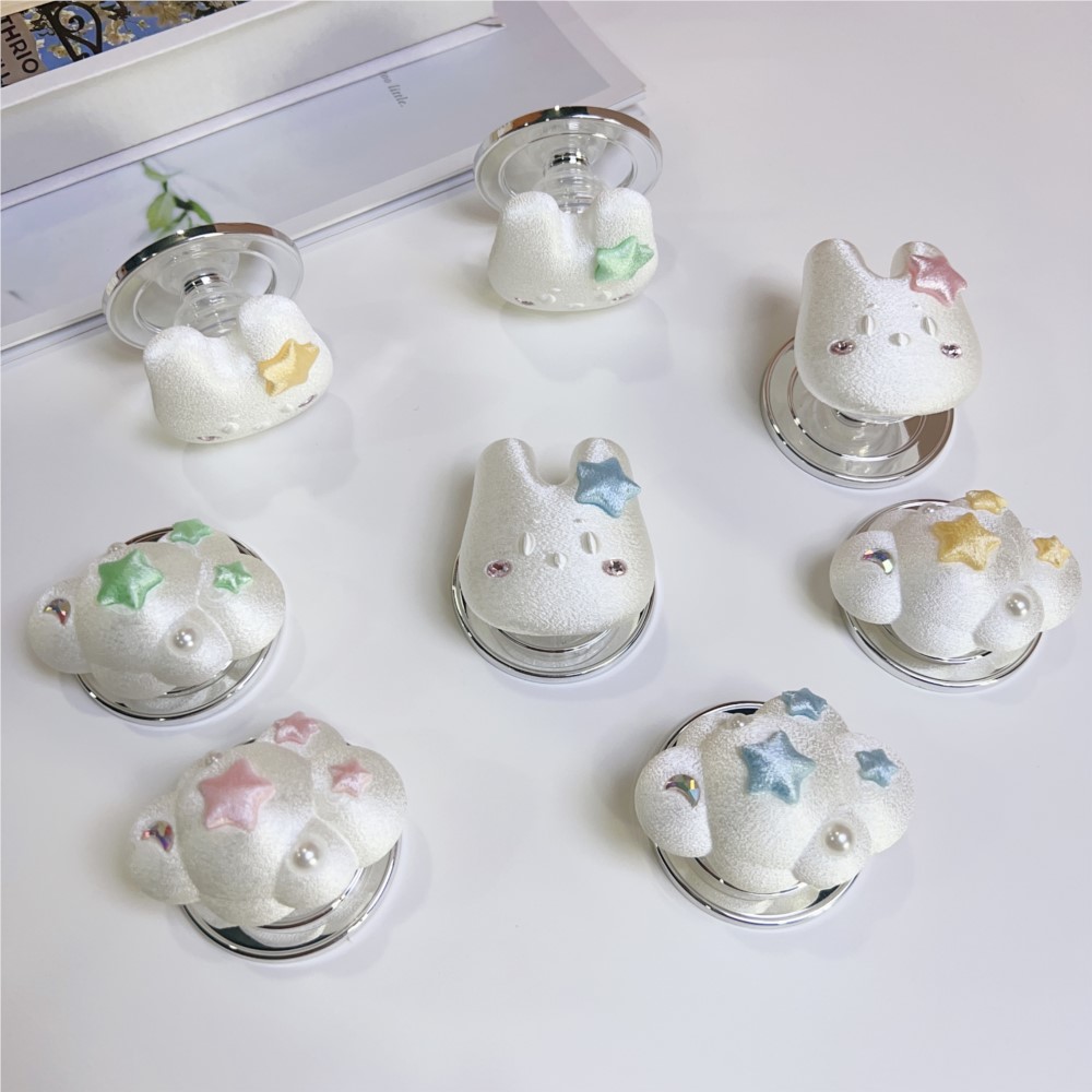 Phone Accessories Cute - 3D Cartoon Magnetic Phone PopSocket Anti-slip