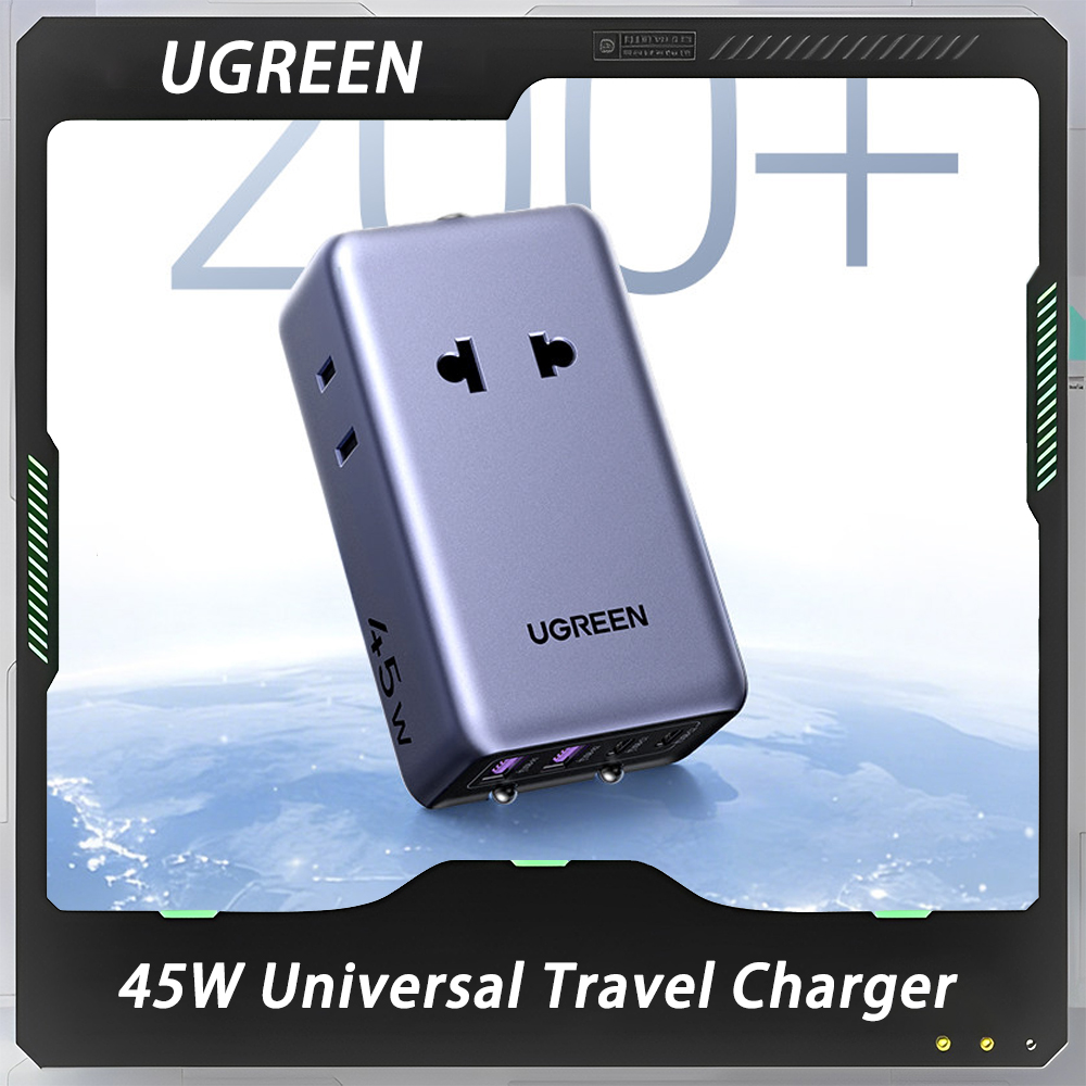 Phone Accessories Uk - UGREEN 45W Adapter Plug Adaptor GaN