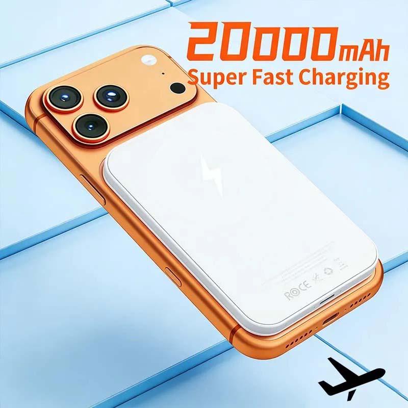 Portable Charger 20000Mah - 20000mAh Magnetic Power Bank PD 22.5W