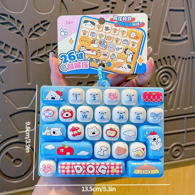 26-Grid Anti-Stress Keyboard K - Phone Accessories Charms 评论和价格