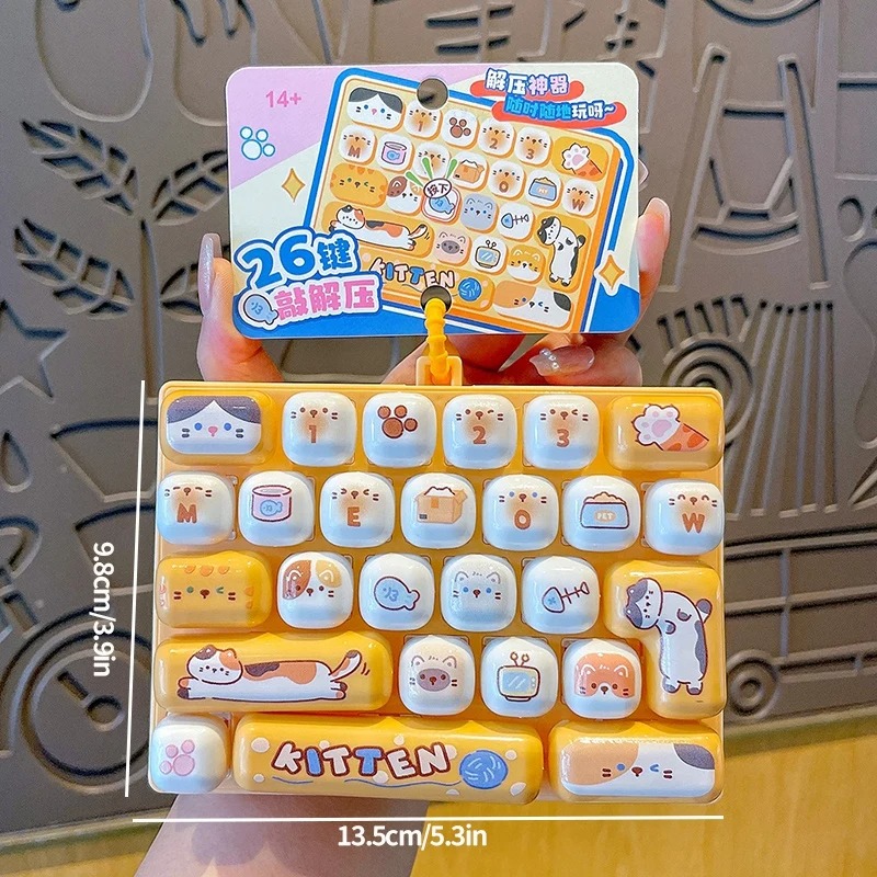 26-Grid Anti-Stress Keyboard K - Phone Accessories Charms 评论和价格