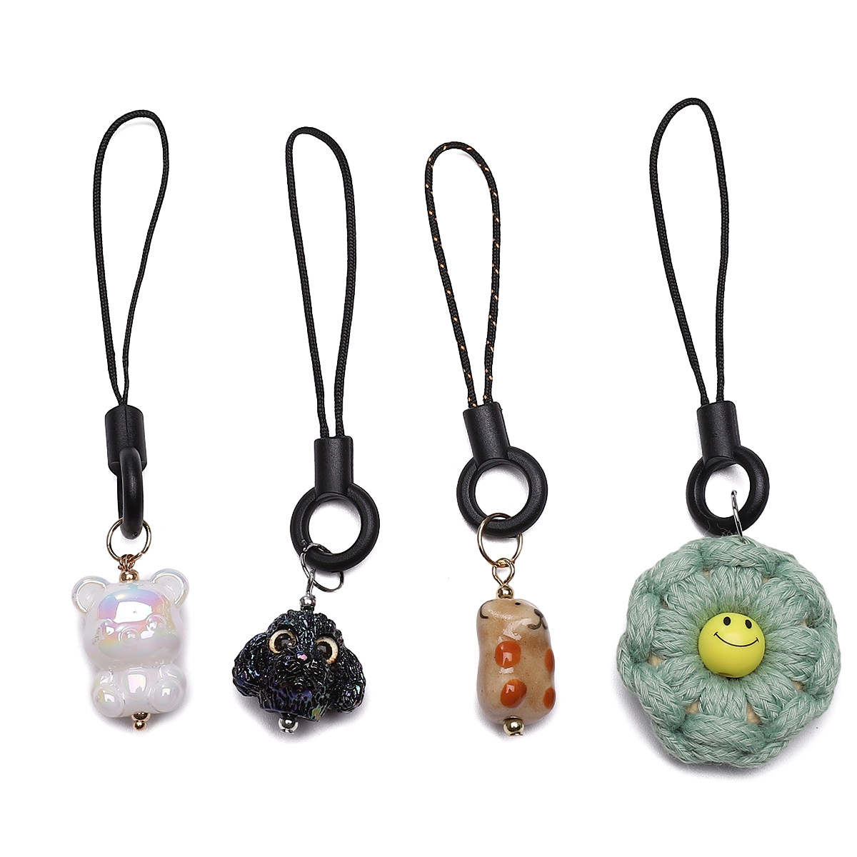 2Pcs 6/7cm Lanyard Cords Keych - Phone Accessories Hanger 评论和价格