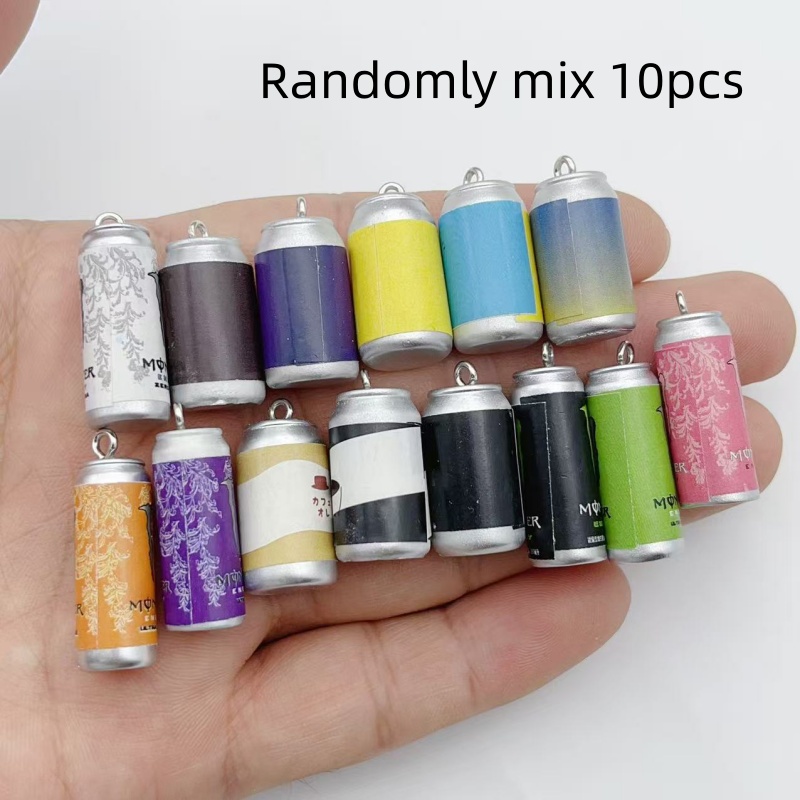 10Pcs Mini Simulation Beverage - Phone Accessories Charms 评论和价格