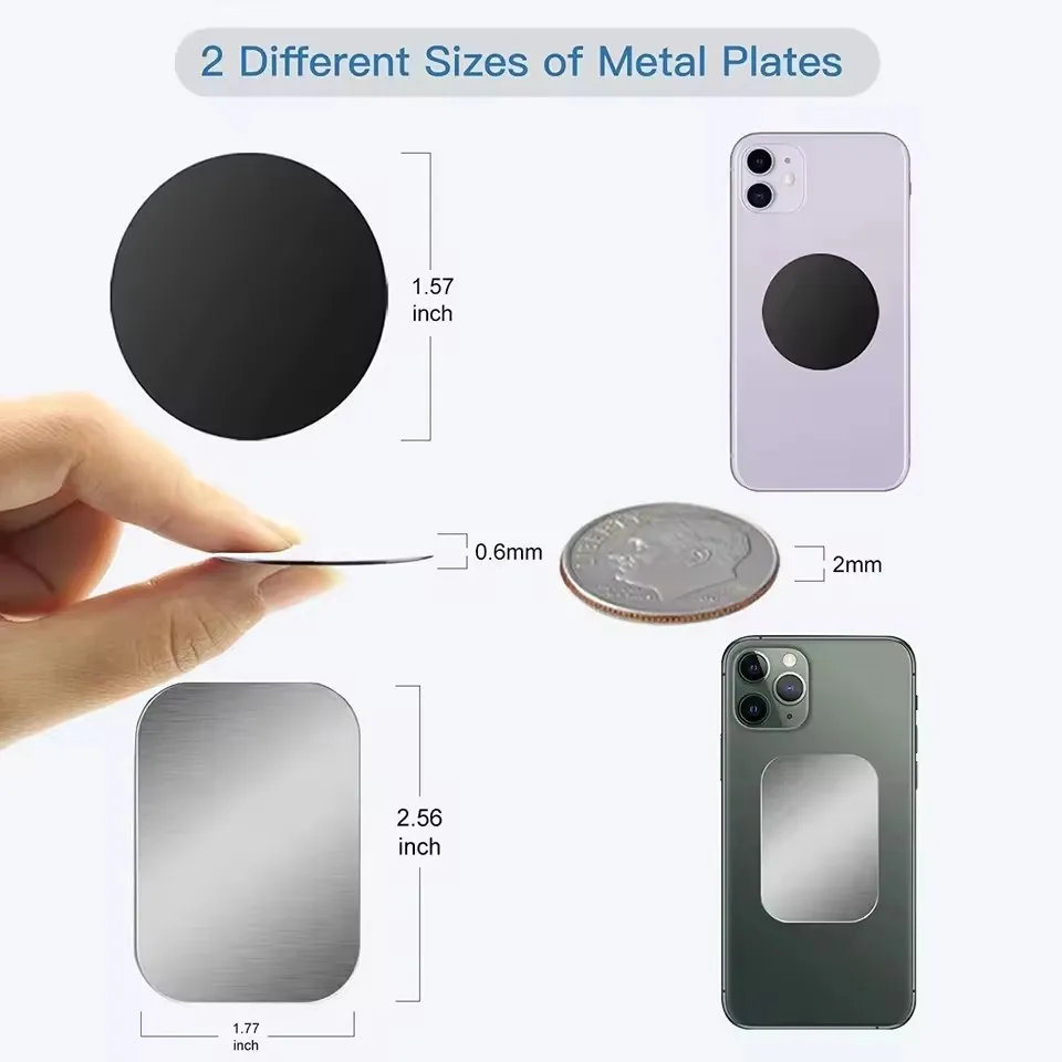Metal Plate Disk For Magnetic  - Phone Accessories Useful 评论和价格