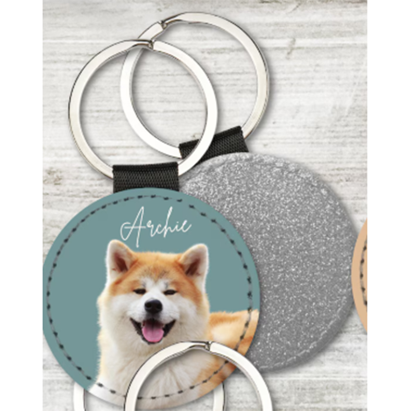 Custom Pet Photo Keychain Pers - Phone Accessories Charms 评论和价格