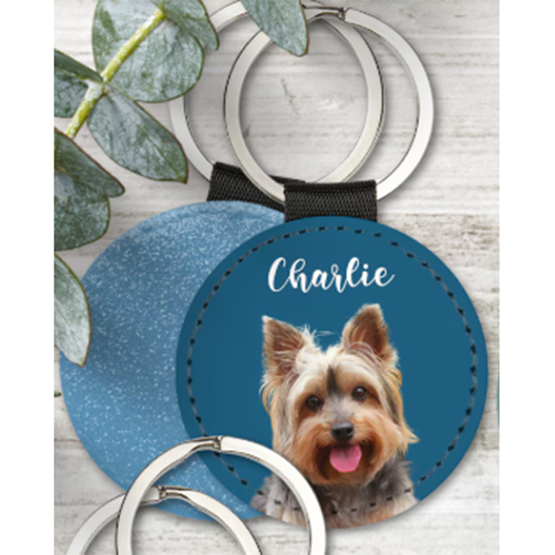 Custom Pet Photo Keychain Pers - Phone Accessories Charms 评论和价格