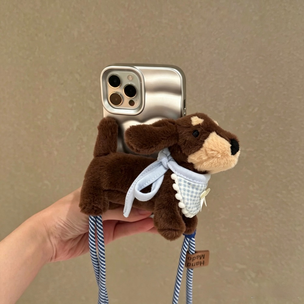 Cute Cartoon Dachshund Plush D - Phone Accessories Cute 评论和价格