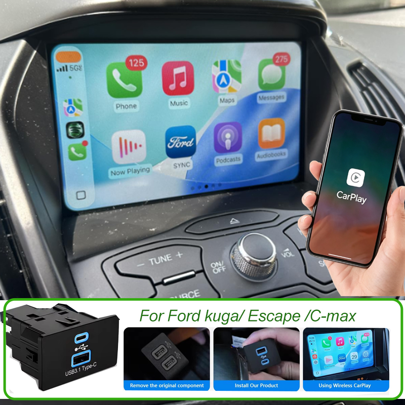 Wireless Carplay USB HUB For F - Usb C Hub 评论和价格