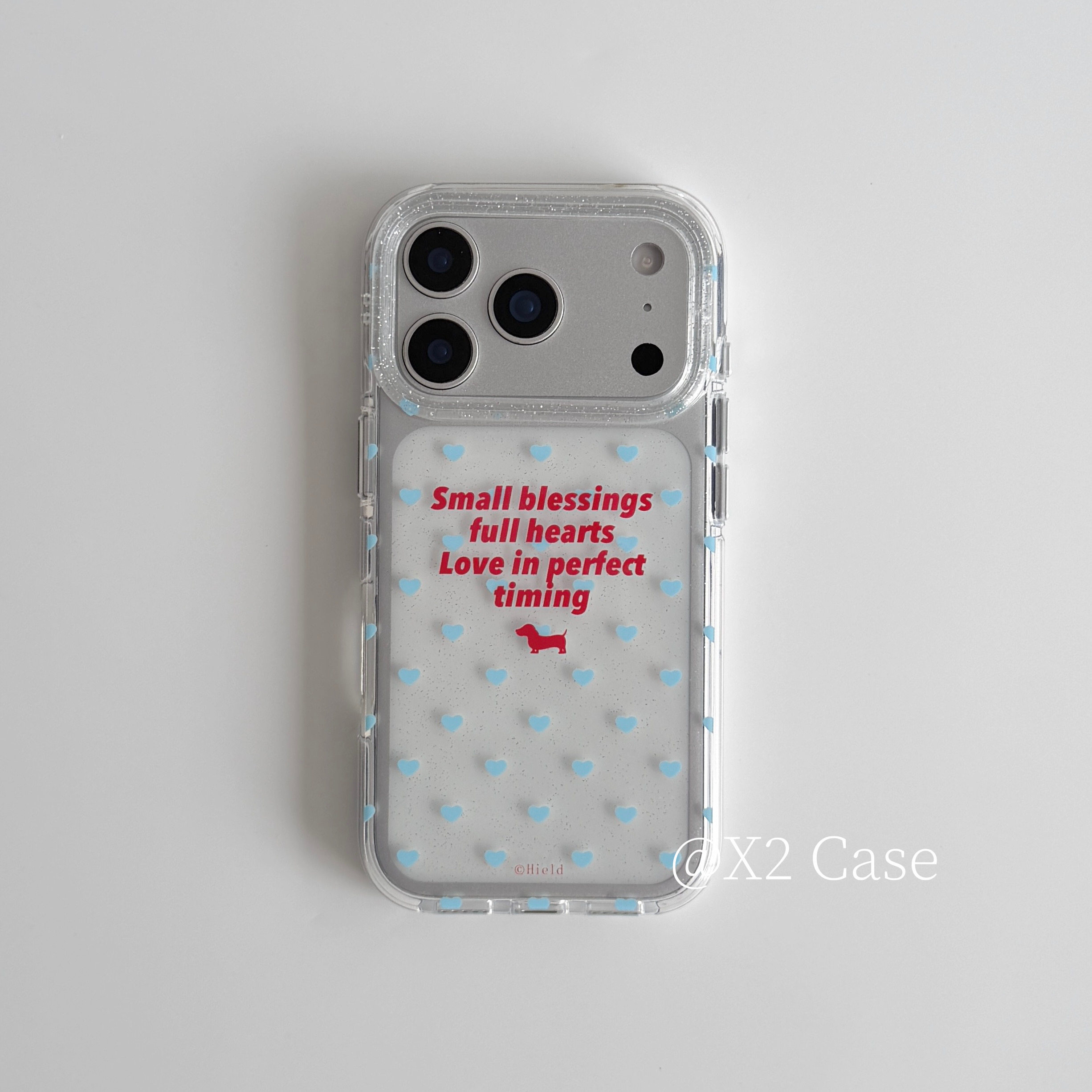 Ins Blue Love English Shining  - Phone Accessories For Girls 评论和价格