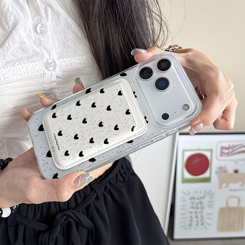 Full screen Polka Dot Heart Fo - Phone Accessories Hippers 评论和价格