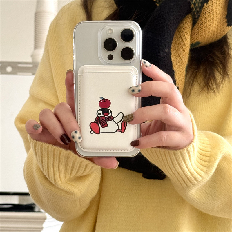 Cute Cartoon PU Leather Magnet - Phone Accessories Cute 评论和价格