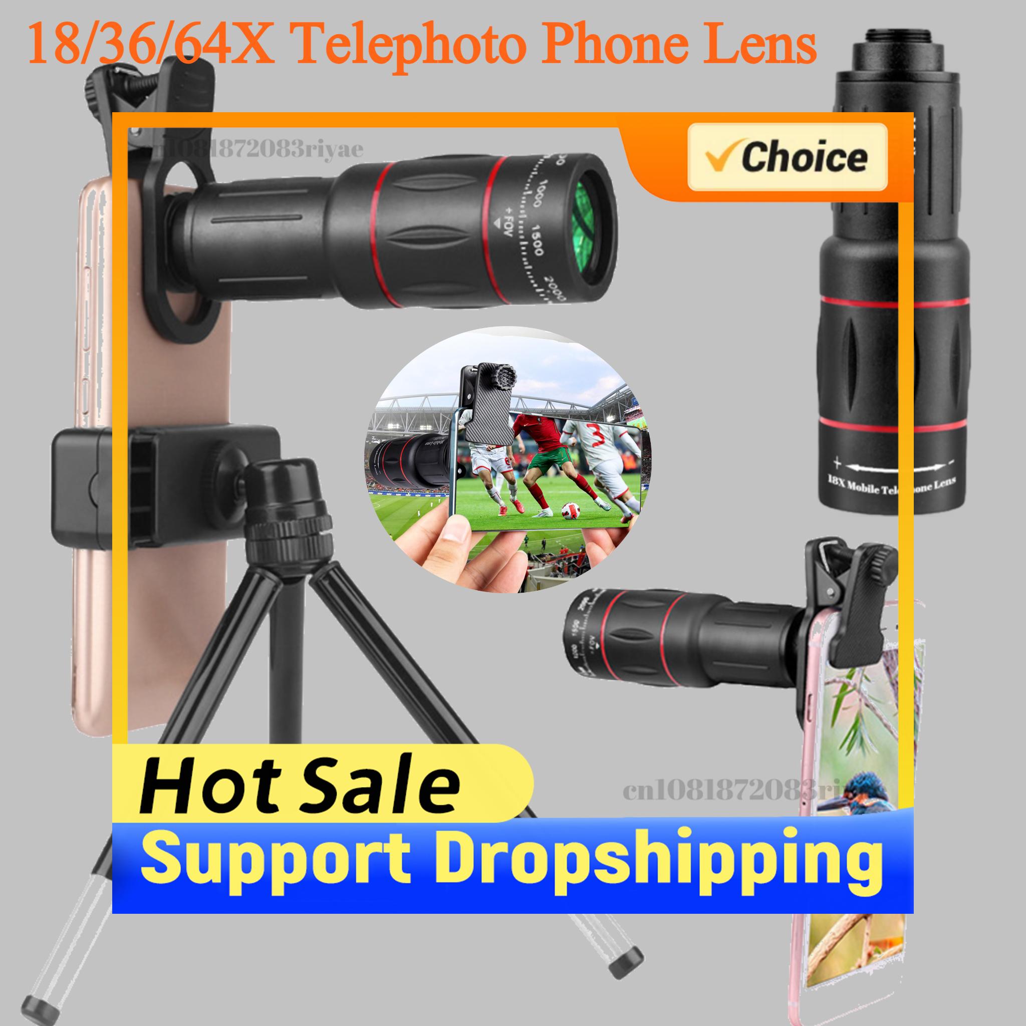 18/36/64X Mobile Phone Camera  - Lens Camera Clip 评论和价格