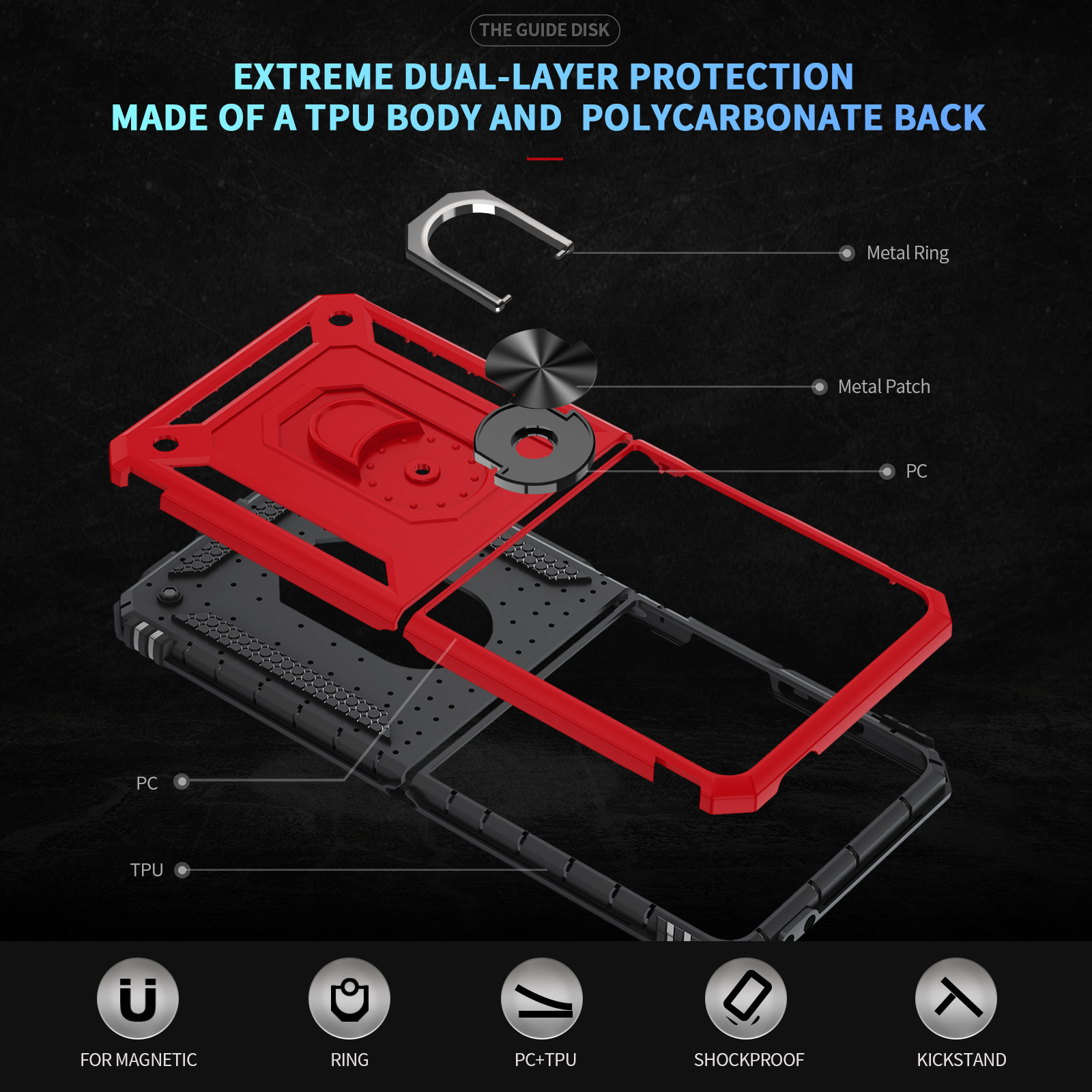 Military-grade Shockproof Phon - Phone Accessories Popsocket 评论和价格