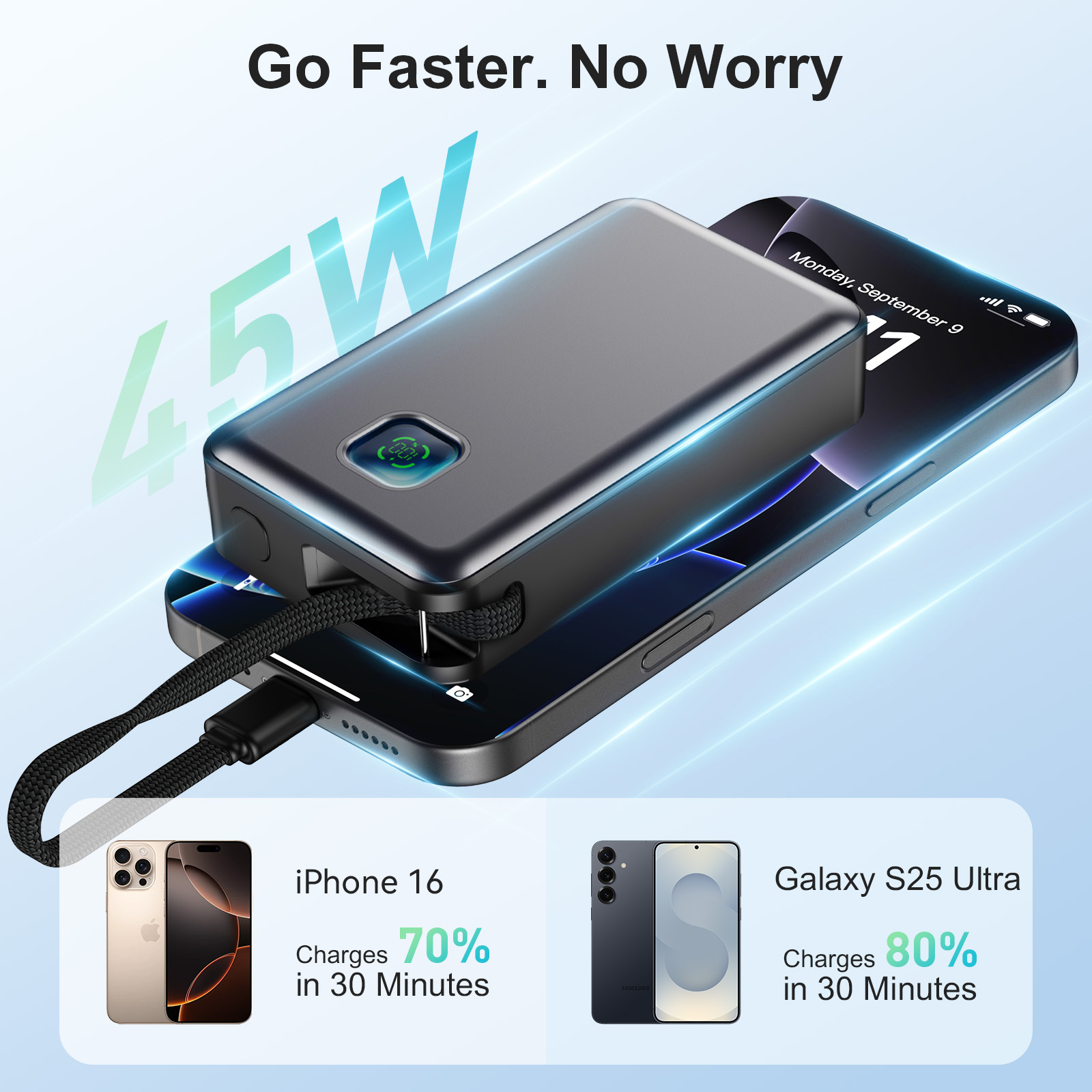 JINVAL 20000mAh PD45W Power Ba - Portable Charger 20000Mah 评论和价格
