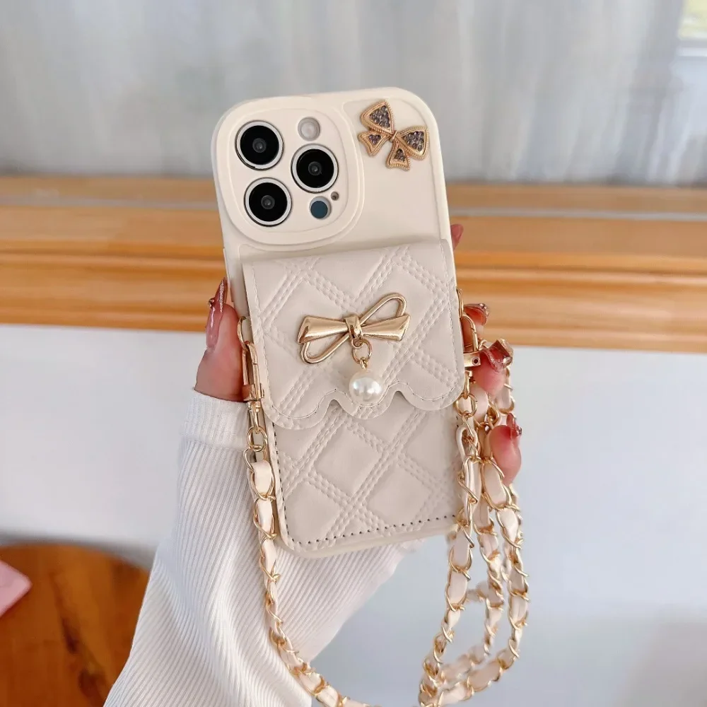 3D Bowknot Crossbody Card Hold - Phone Accessories Hippers 评论和价格