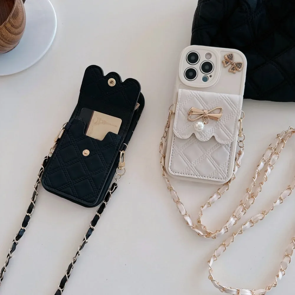 3D Bowknot Crossbody Card Hold - Phone Accessories Hippers 评论和价格