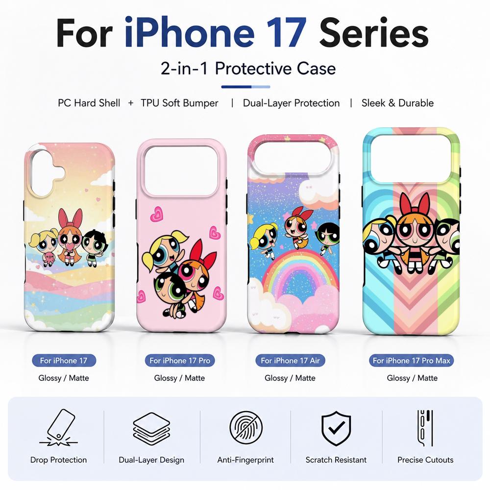 Anime P-Powerpuff Girls Phone  - Phone Accessories For Girls 评论和价格