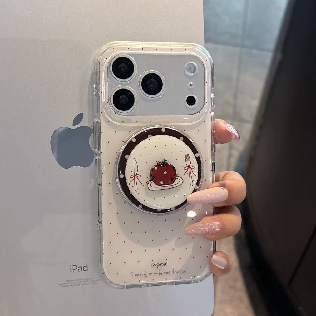 Vintage Red Apple Phone Magnet - Phone Accessories Red 评论和价格