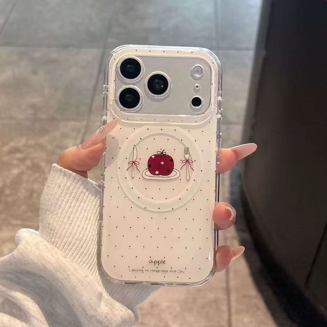 Vintage Red Apple Phone Magnet - Phone Accessories Red 评论和价格
