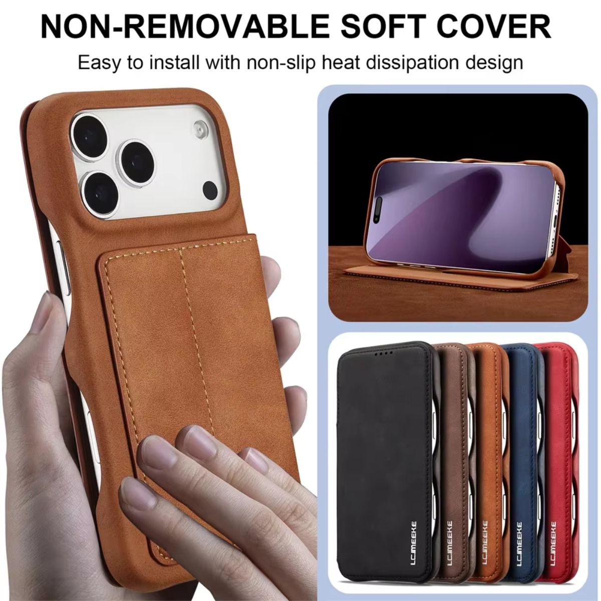 Leather Wallet Magnetic Flip C - Phone Accessories Hippers 评论和价格