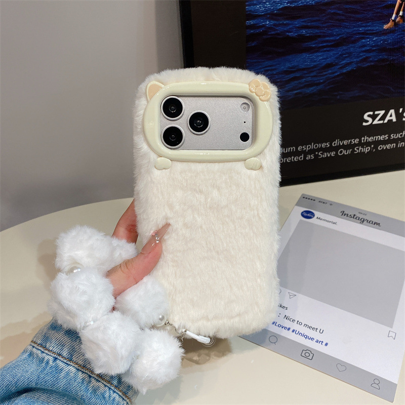 Luxury Solid Colors Furry Plus - Phone Accessories Iphone 评论和价格