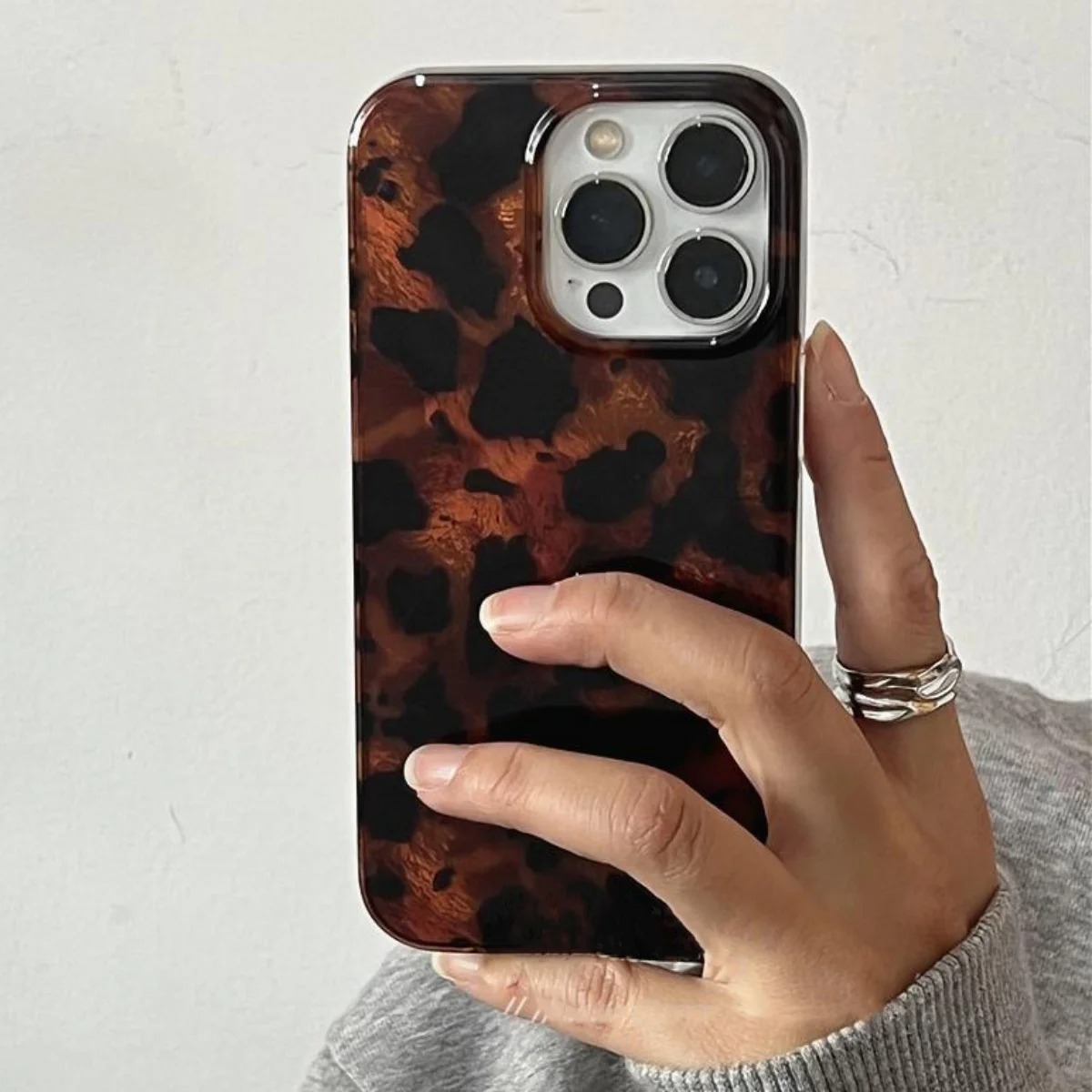 Retro Amber Texture Laser Phon - Phone Accessories Iphone 评论和价格