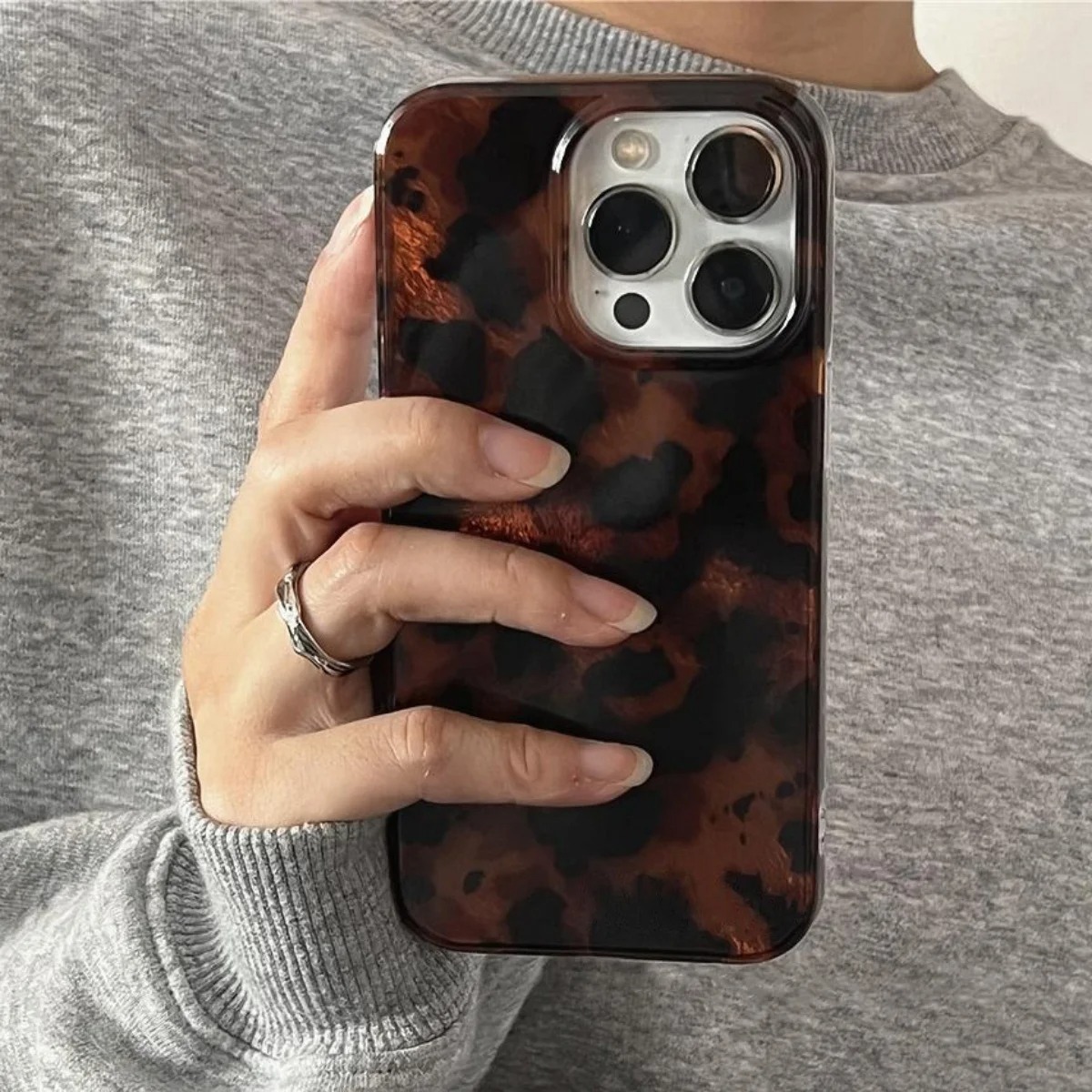 Retro Amber Texture Laser Phon - Phone Accessories Iphone 评论和价格