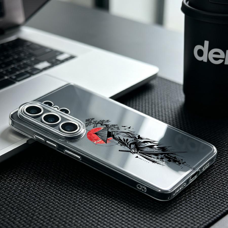 Samurai With Red Sun Print Cas - Phone Accessories Red 评论和价格