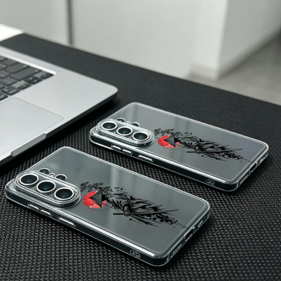 Samurai With Red Sun Print Cas - Phone Accessories Red 评论和价格