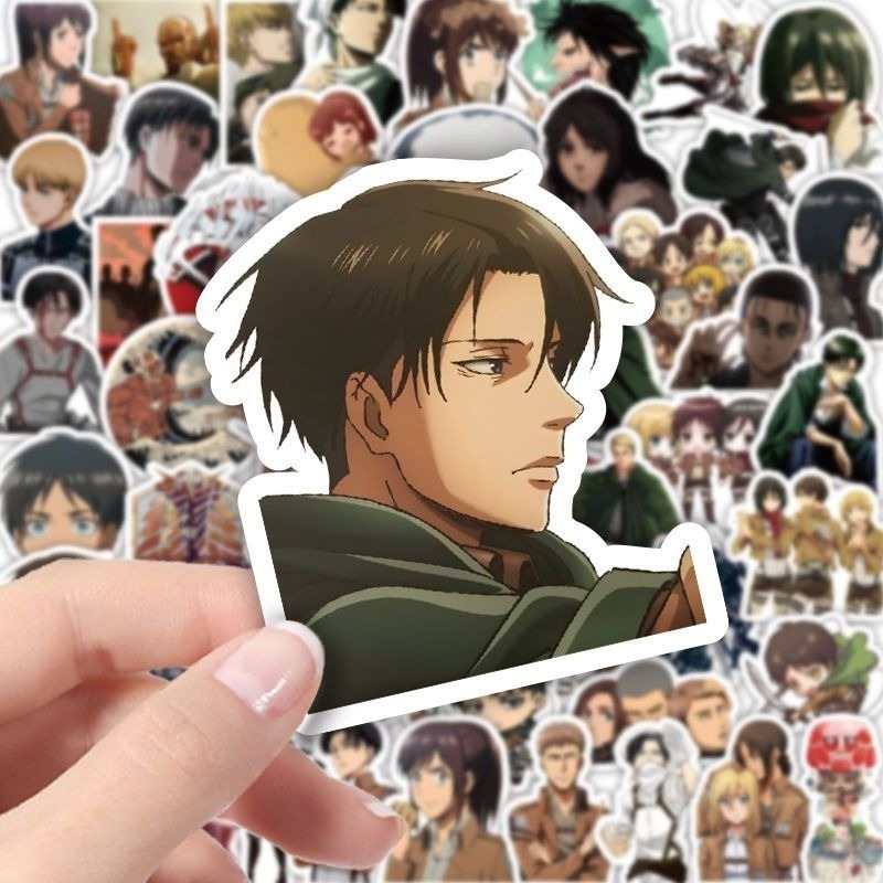 60Pcs Attack on Titan Anime St - Phone Accessories Cute 评论和价格