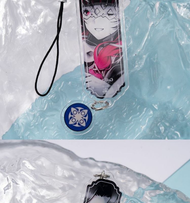 8pcs Anime Keychain Genshin Im - Phone Accessories Charms 评论和价格