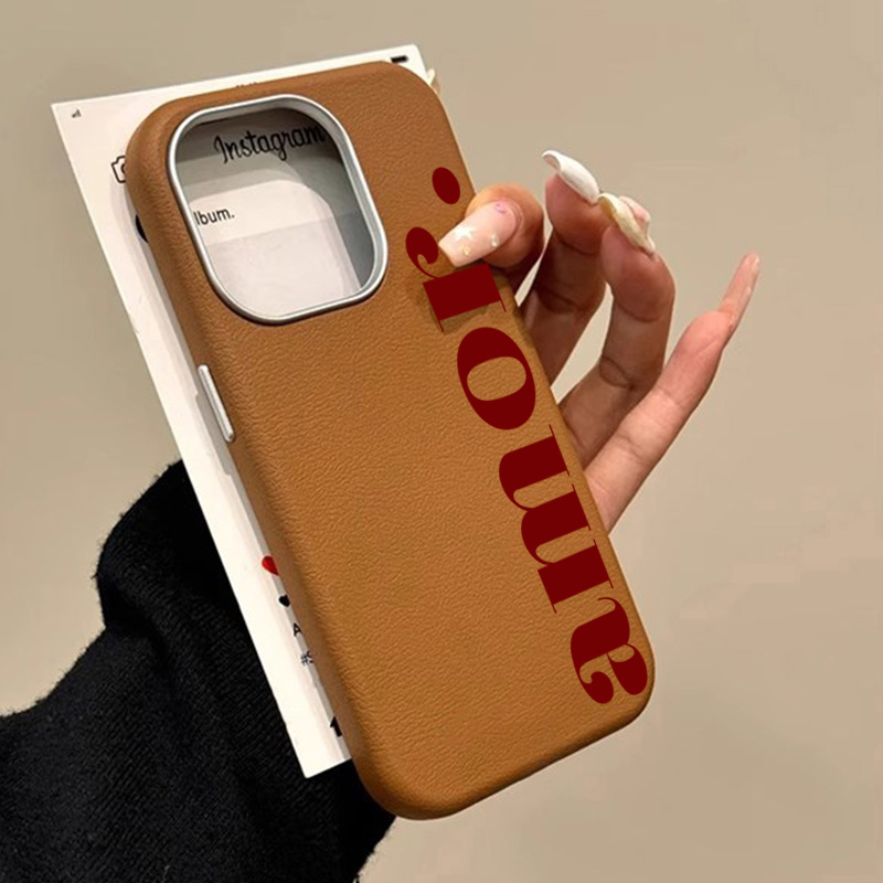 The Red Artistic Letter Lichee - Phone Accessories Red 评论和价格