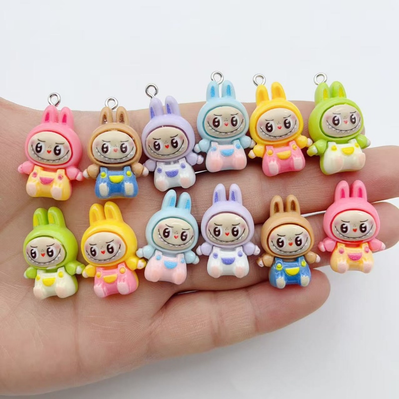 10Pcs Kawaii Rabbit Strawberry - Phone Accessories Charms 评论和价格