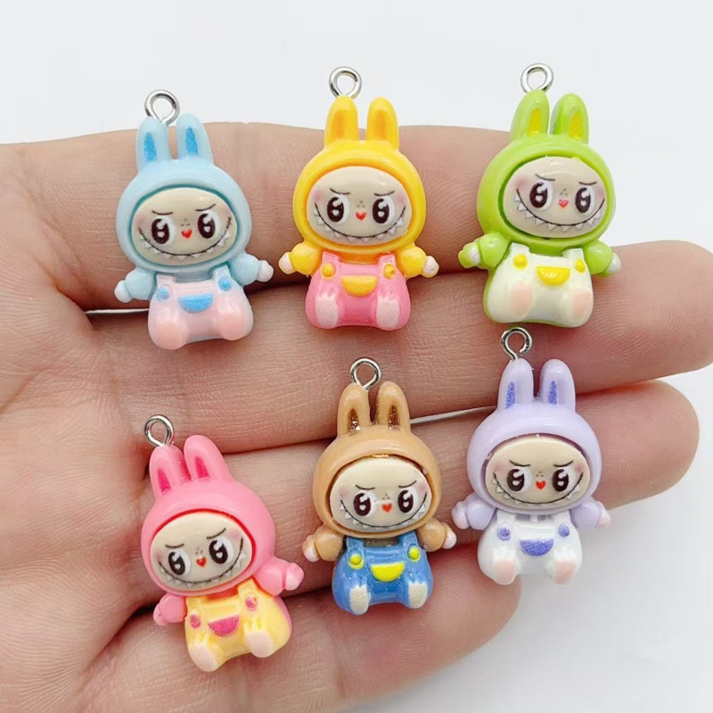 10Pcs Kawaii Rabbit Strawberry - Phone Accessories Charms 评论和价格