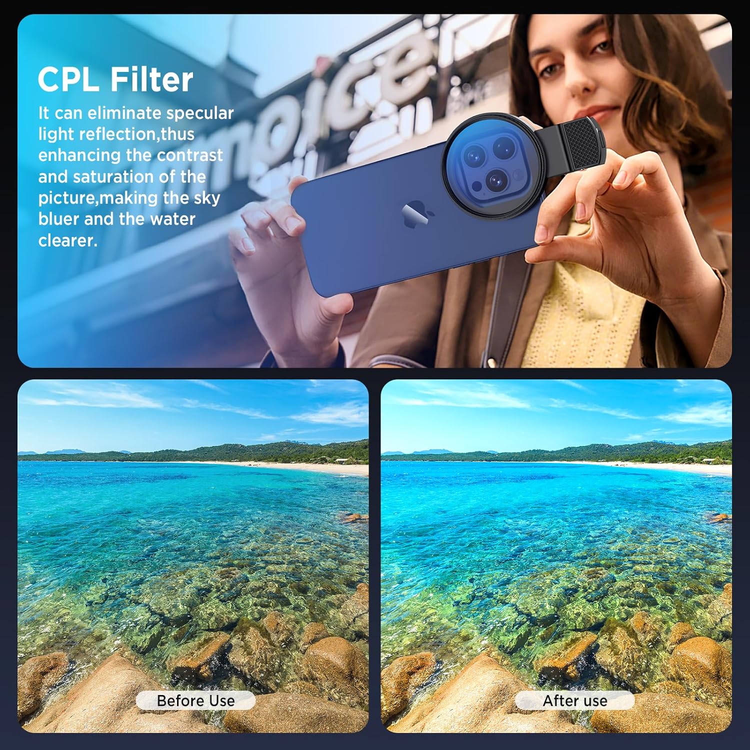 52MM Circular Universal Portab - Lens Camera Clip 评论和价格