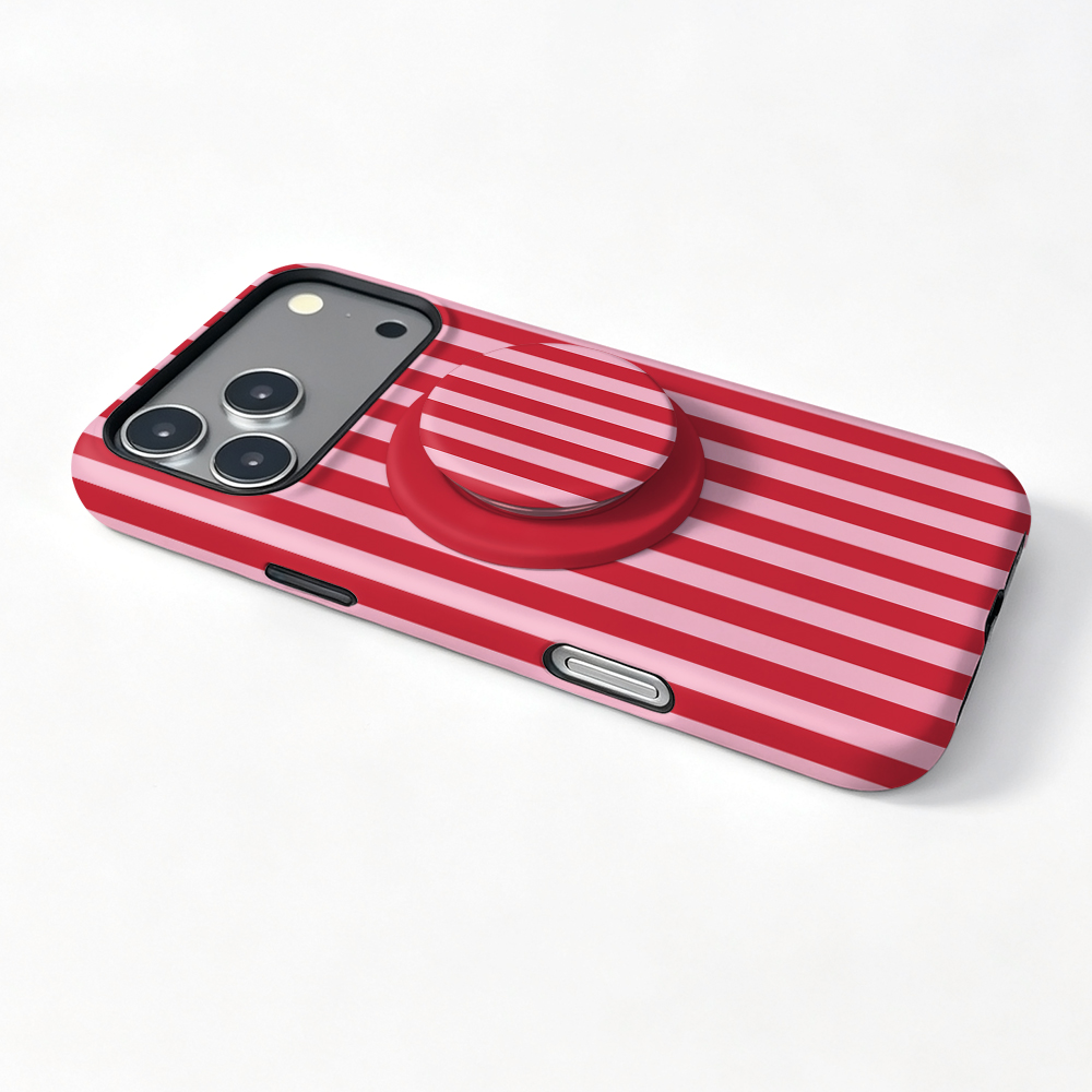 Red Stripe Magnetic Case For i - Phone Accessories Red 评论和价格