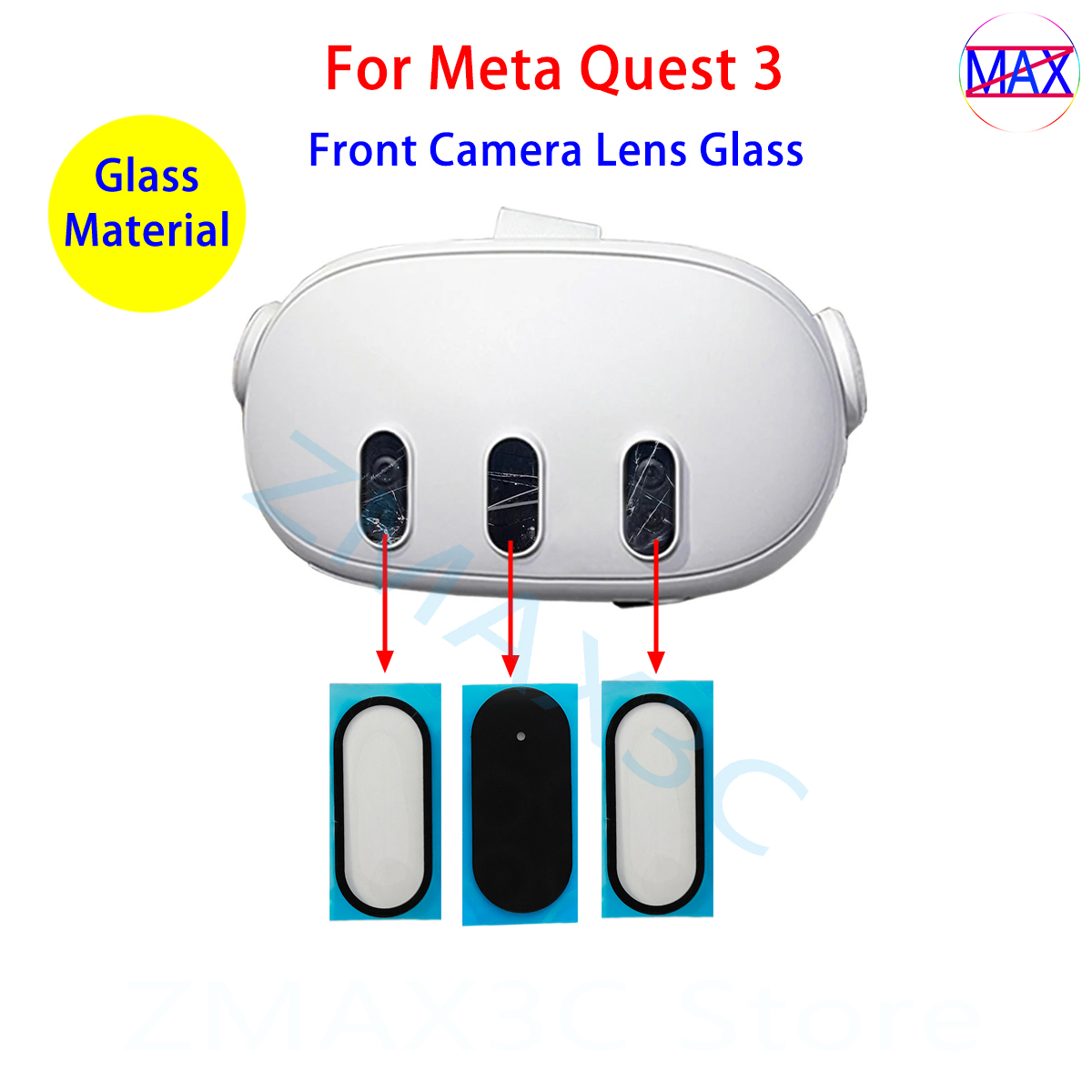 For Meta Quest 3 VR Headset Ca - Lens Camera Clip 评论和价格