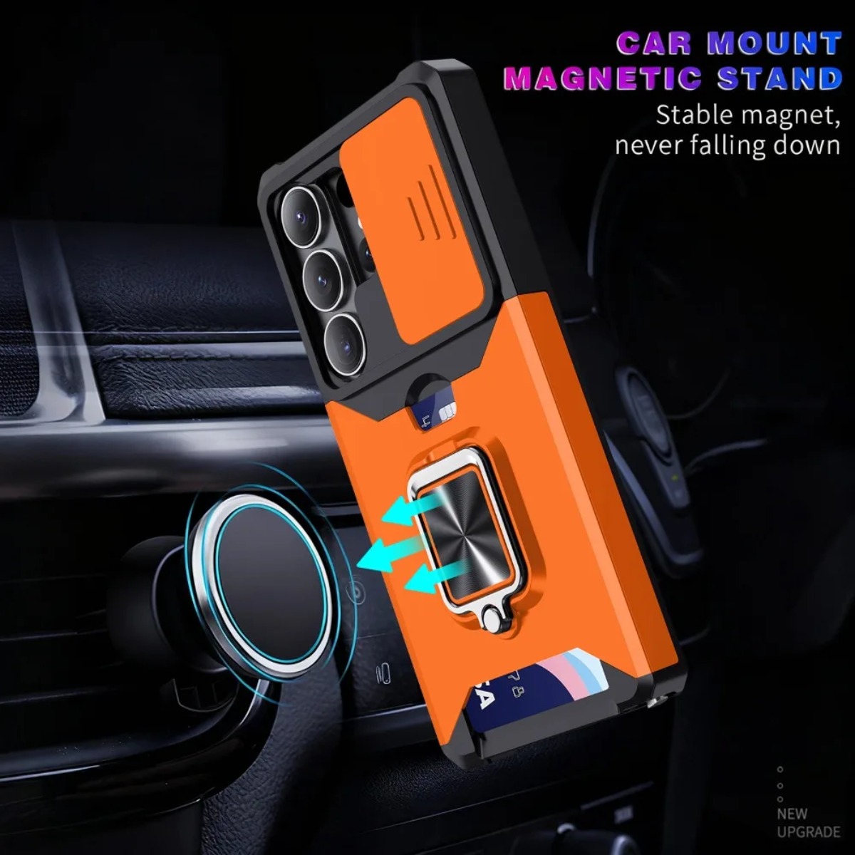 Card Slot Ring Holder Phone Ca - Phone Accessories Popsocket 评论和价格