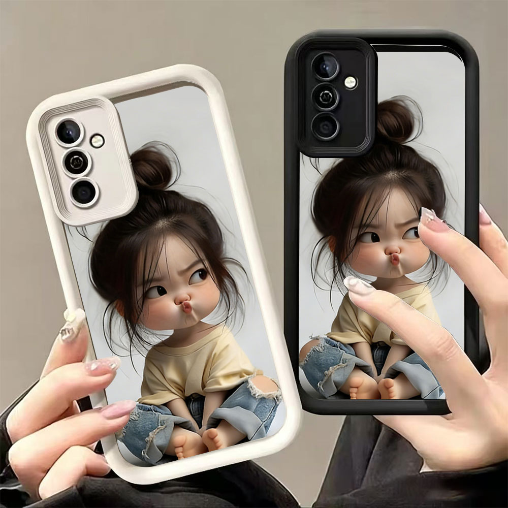 Meatball Head Girl Silicone Sh - Phone Accessories For Girls 评论和价格