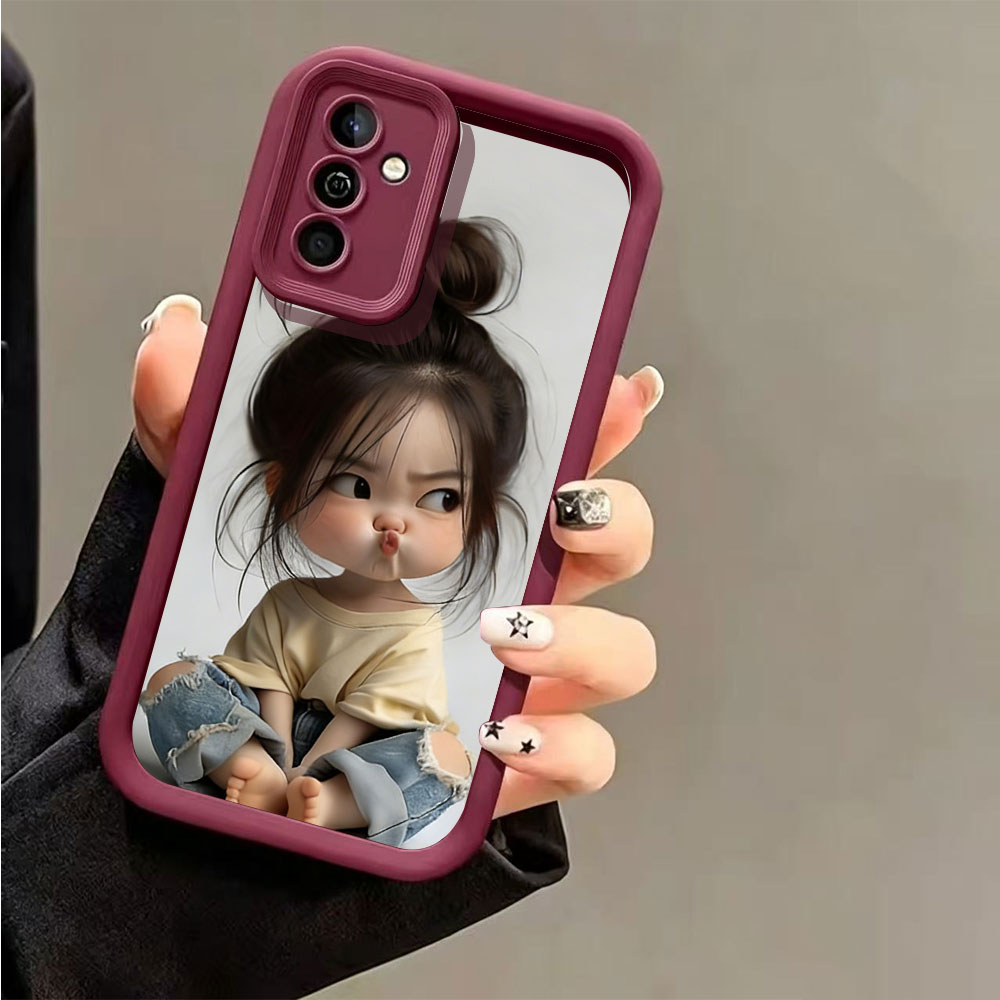 Meatball Head Girl Silicone Sh - Phone Accessories For Girls 评论和价格