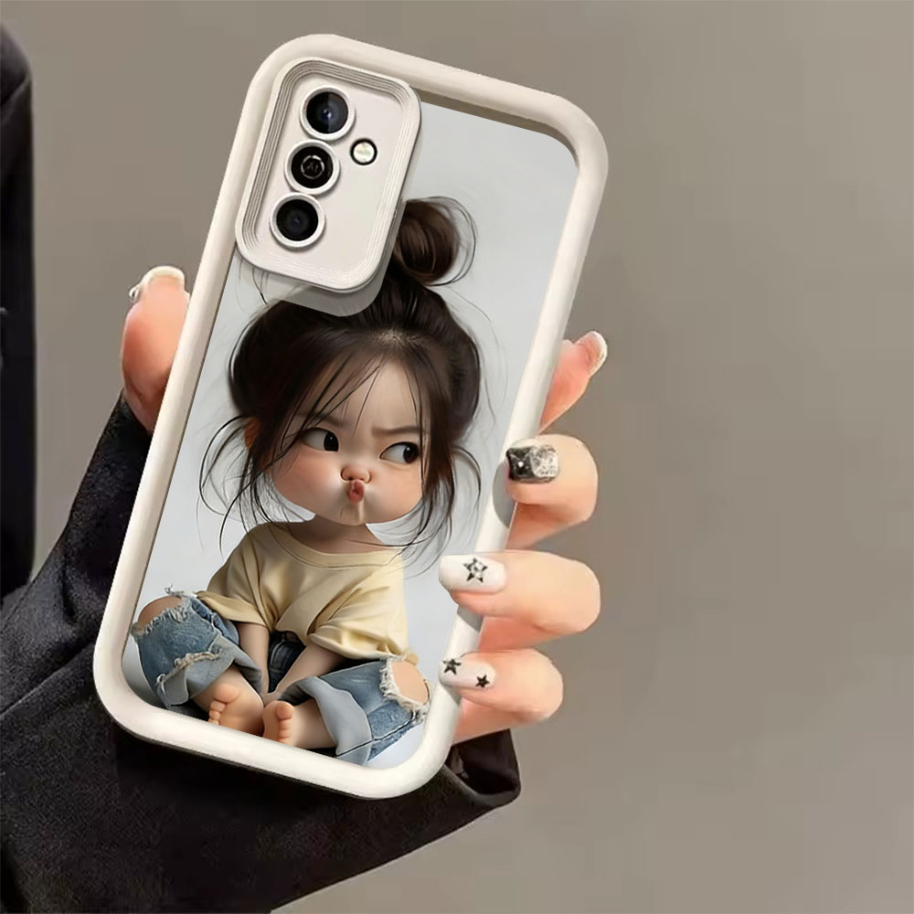 Meatball Head Girl Silicone Sh - Phone Accessories For Girls 评论和价格