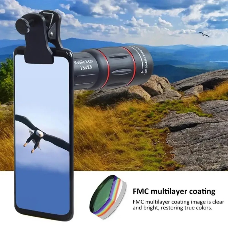 Universal 18x Magnification Te - Lens Camera Clip 评论和价格