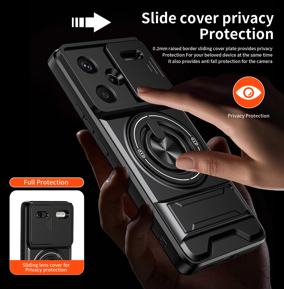 Lens Slide Camera Phone Case f - Phone Accessories Popsocket 评论和价格