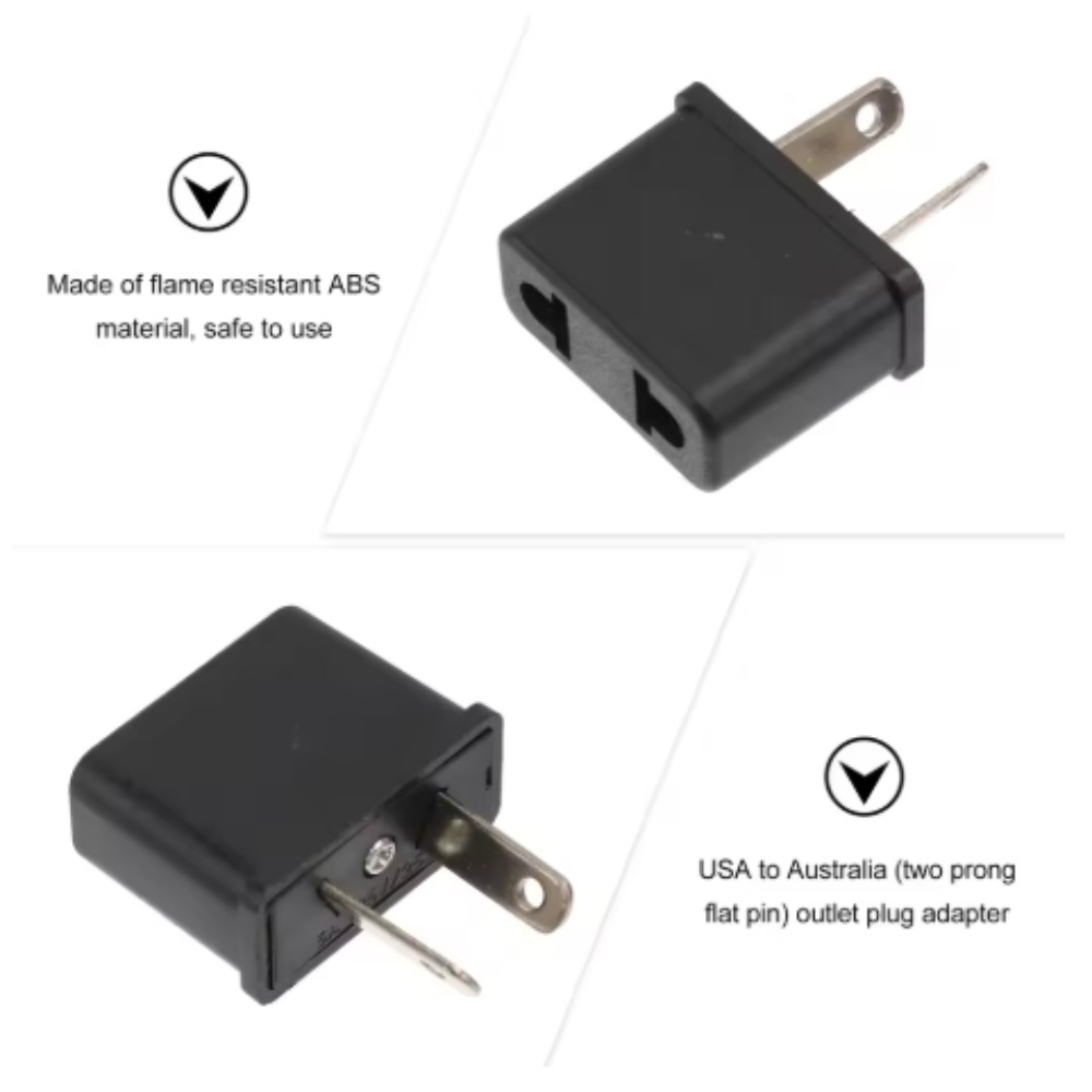 EU to US/AU Plug Adapter - Eur - Phone Accessories Uk 评论和价格
