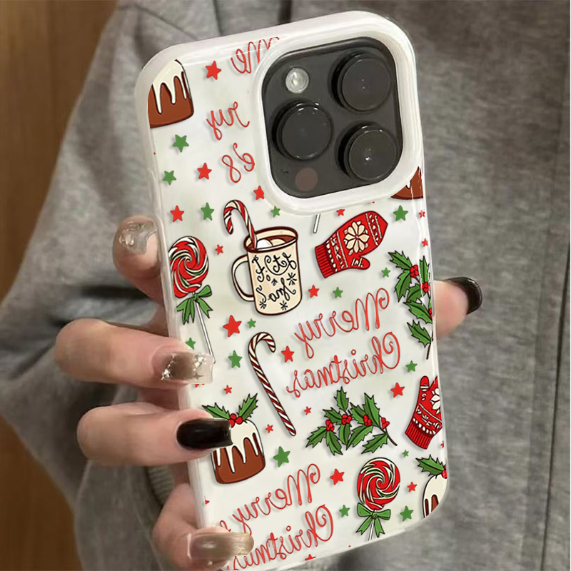 Cute Festive Christmas Pattern - Phone Accessories Iphone 评论和价格