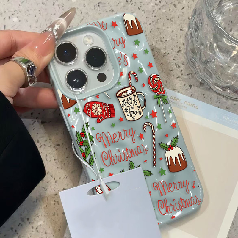 Cute Festive Christmas Pattern - Phone Accessories Iphone 评论和价格